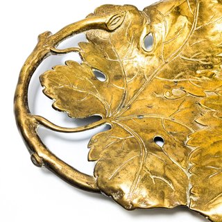 Bandeja Hoja Vid Bronce