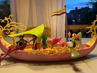 Barco de Hadas Playmobil con Figuras