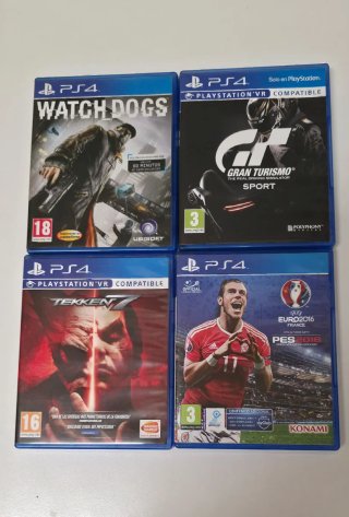 Consola PS4 Slim + 9 Juegos