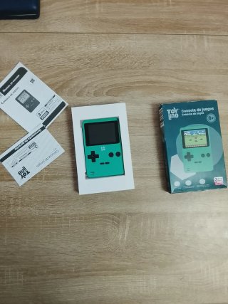 Consola de minijuegos retro Toy Lino Verde