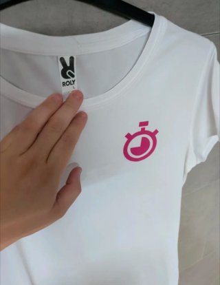 Camiseta deportiva blanca