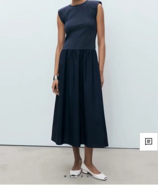 Vestido Mango Negro