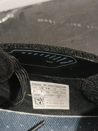 Botas de fútbol Adidas Predator Negras talla 42