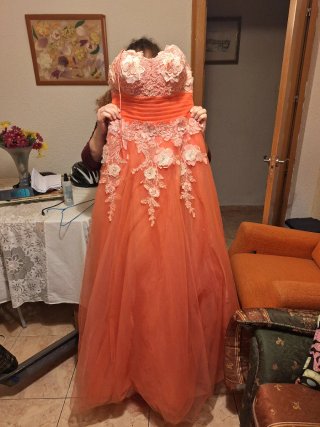Vestido naranja talla M