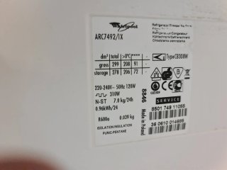 Nevera Whirlpool A+