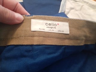 2 Pantalones Caball Talla 44 Azul/Blanco(precio 2)