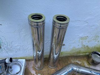 Kit Tubos Estufa Pellets Acero Inoxidable