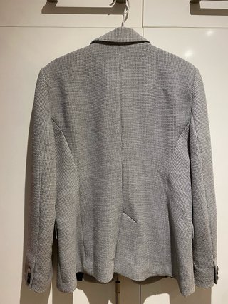 Americana Zara Gris y Blanco