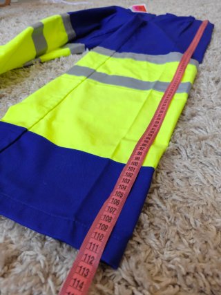 Pantalón de trabajo azul y amarillo Talla 46