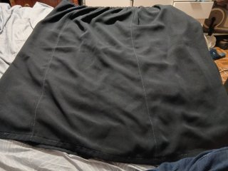 Falda recta azul marino talla XXXL