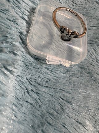 Anillo Minnie Mouse Plata