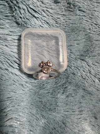 Anillo Minnie Mouse Plata