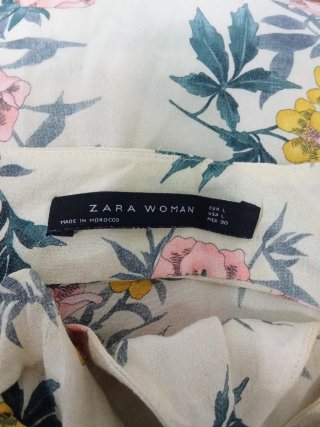 Mono largo Zara Estampado Tirantes Talla L