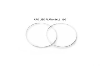 Aros Plata 45x1.5