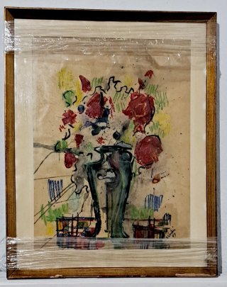 Cuadro S. Ventós 1969 Técnica Mixta Original