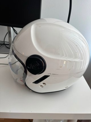 Casco Moto Scooter Blanco