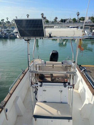 Barco deportivo blanco
