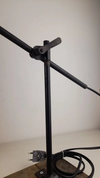 Lampada Industriale Vintage Nera