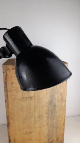 Lampada Industriale Vintage Nera