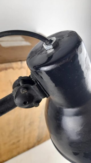 Lampada Industriale Vintage Nera