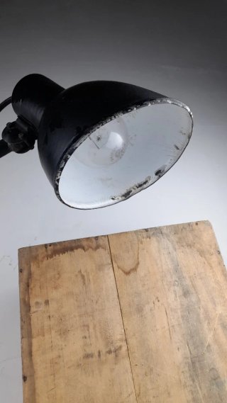 Lampada Industriale Vintage Nera
