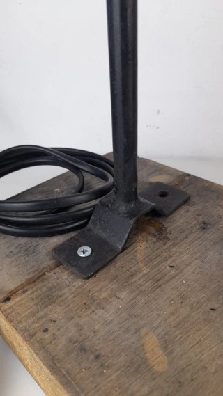 Lampada Industriale Vintage Nera
