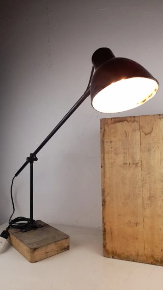 Lampada Industriale Vintage Nera
