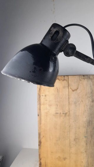 Lampada Industriale Vintage Nera