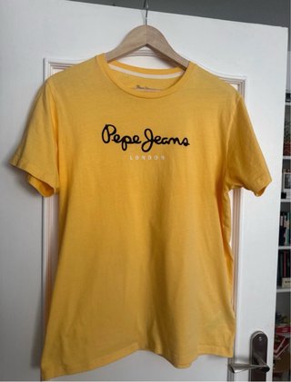 Camiseta Pepe Jeans London Amarilla Talla M