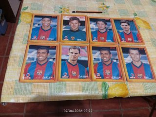 Cartas FC Barcelona: Zenden, Kluivert, Xavi copas