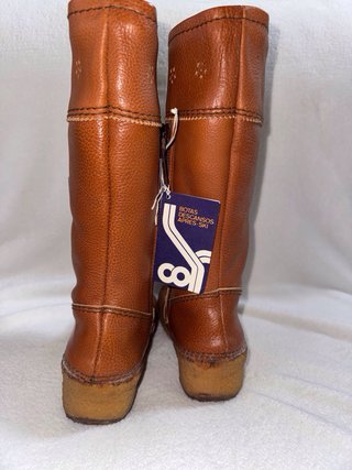 Botas vintage Coll marrones sin usar