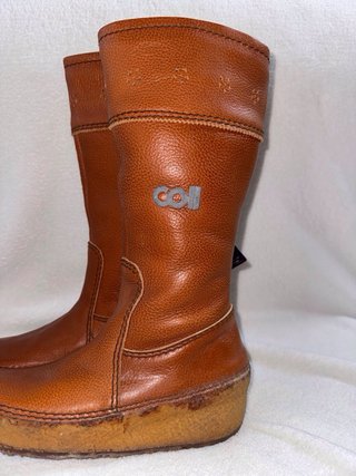 Botas vintage Coll marrones sin usar