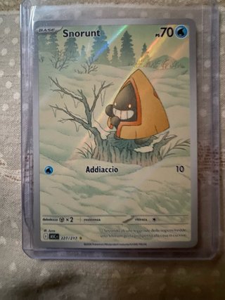 Carta Pokemon Snorunt Base 227/217