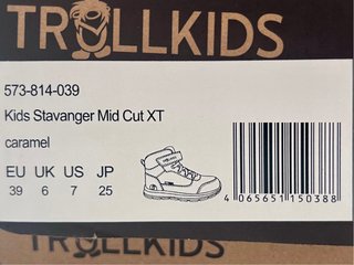 Botas waterproof marrones para niño Talla39