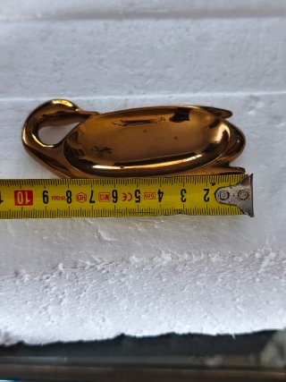 Bandeja bronce pato anillero