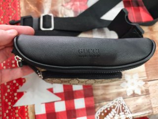 Riñonera Piel Negra y Marrón Unisex