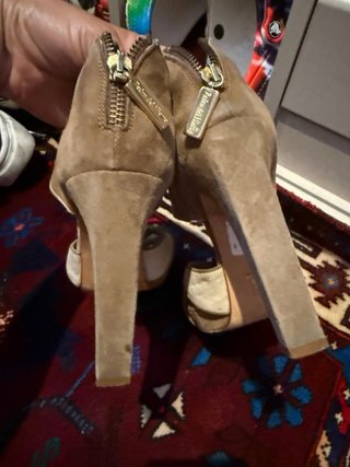 Sandalias Pedro del Hierro Piel Beige/Marrón