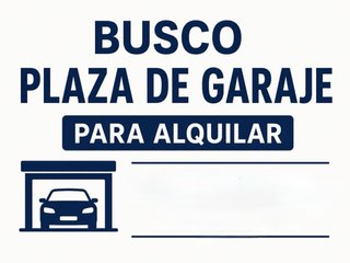 Alquilo garaje o plaza parking . Gracias
