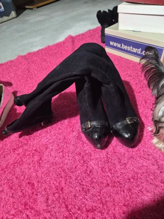 Botas de tacón negras