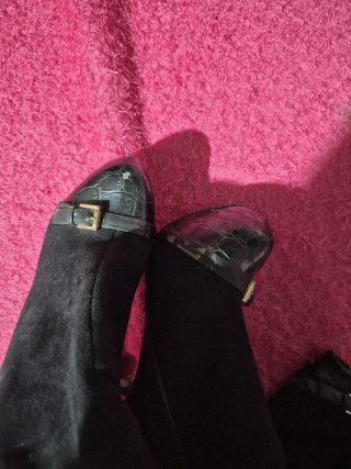 Botas de tacón negras