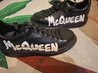 Zapatillas Alexander McQueen Negras Blancas