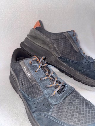 Zapatos Dexter Hombre Negro Naranja
