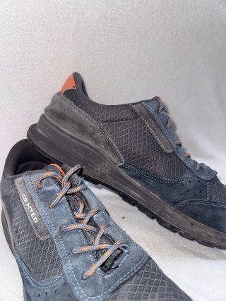 Zapatos Dexter Hombre Negro Naranja