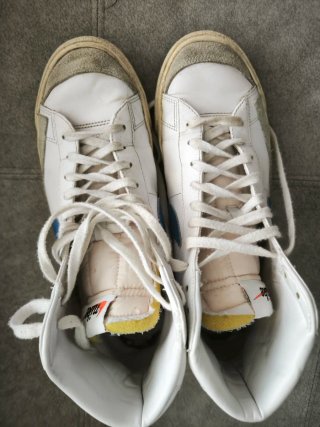 Nike Blazer Mid Zapatillas Blancas y Azules