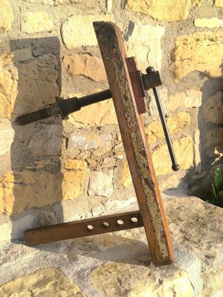 Antiguo tornillo banco carpintero grande