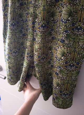Mono verde estampado floral