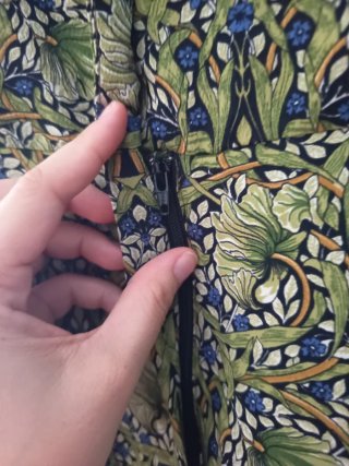 Mono verde estampado floral