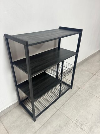Estantería Cocina 4 Niveles con Cestas