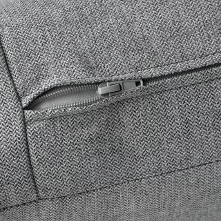 Reposapiés KIVIK IKEA gris con almacenaje
