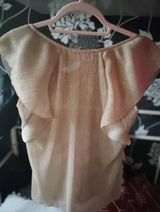 Blusa dorada Highly Preppy T.M talla M